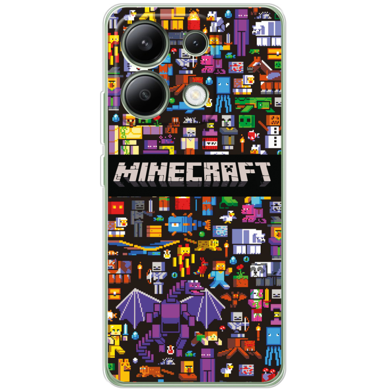 Чехол BoxFace Xiaomi Redmi Note 13 4G Minecraft Mobbery