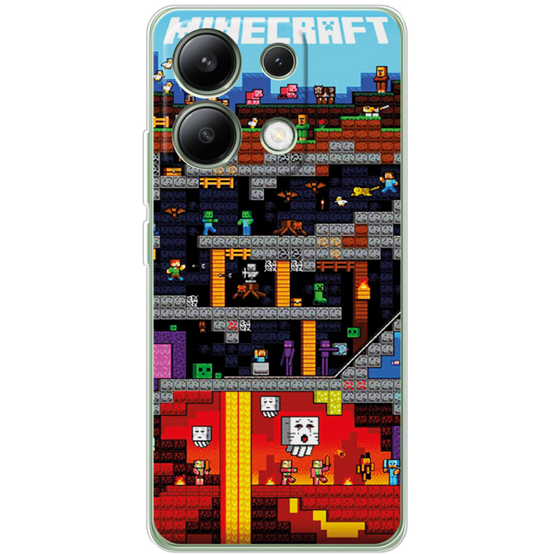 Чехол BoxFace Xiaomi Redmi Note 13 4G Minecraft Lode Runner