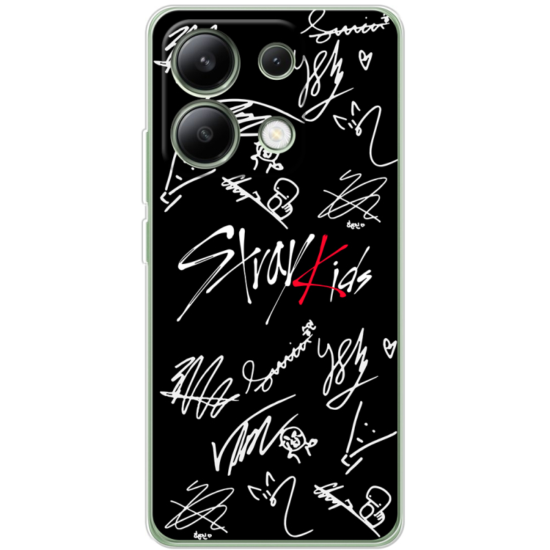 Чехол BoxFace Xiaomi Redmi Note 13 4G Stray Kids автограф