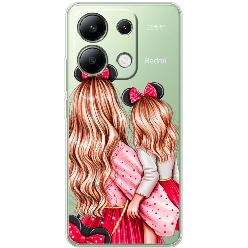 Прозрачный чехол BoxFace Xiaomi Redmi Note 13 4G Mouse Girls