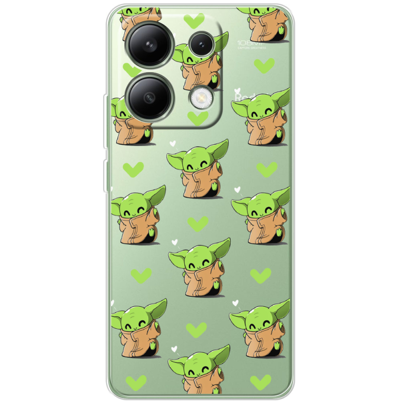 Прозрачный чехол BoxFace Xiaomi Redmi Note 13 4G Pattern Baby Yoda