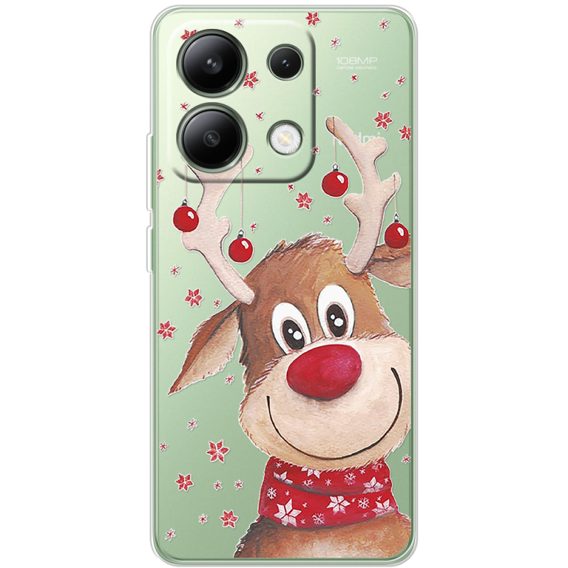 Прозрачный чехол BoxFace Xiaomi Redmi Note 13 4G Winter Deer