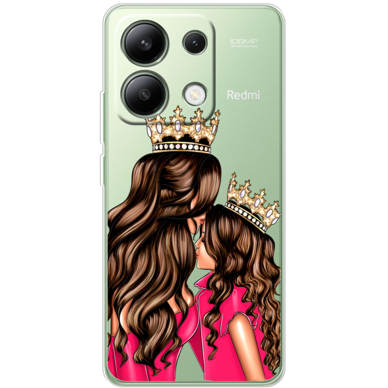 Прозрачный чехол BoxFace Xiaomi Redmi Note 13 4G Queen and Princess