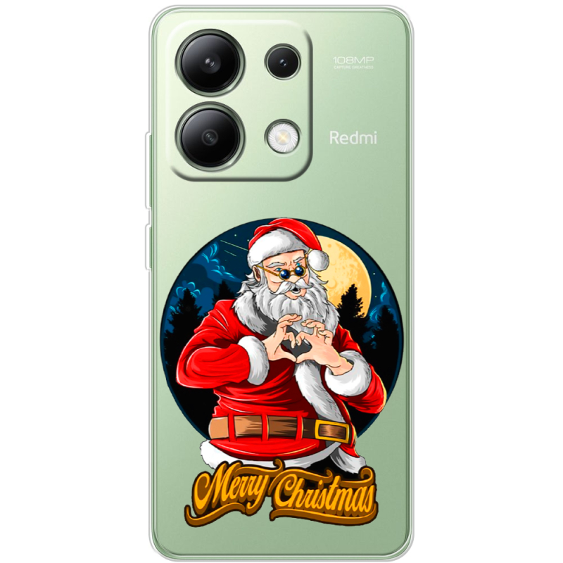 Прозрачный чехол BoxFace Xiaomi Redmi Note 13 4G Cool Santa