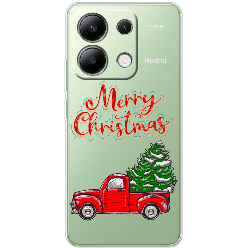 Прозрачный чехол BoxFace Xiaomi Redmi Note 13 4G Holiday Car