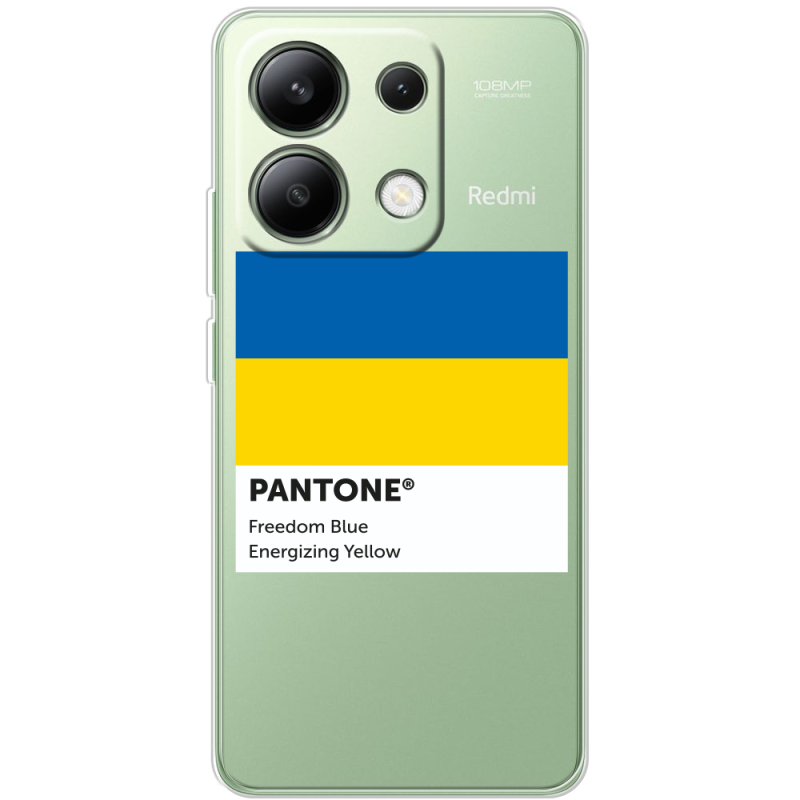 Прозрачный чехол BoxFace Xiaomi Redmi Note 13 4G Pantone вільний синій