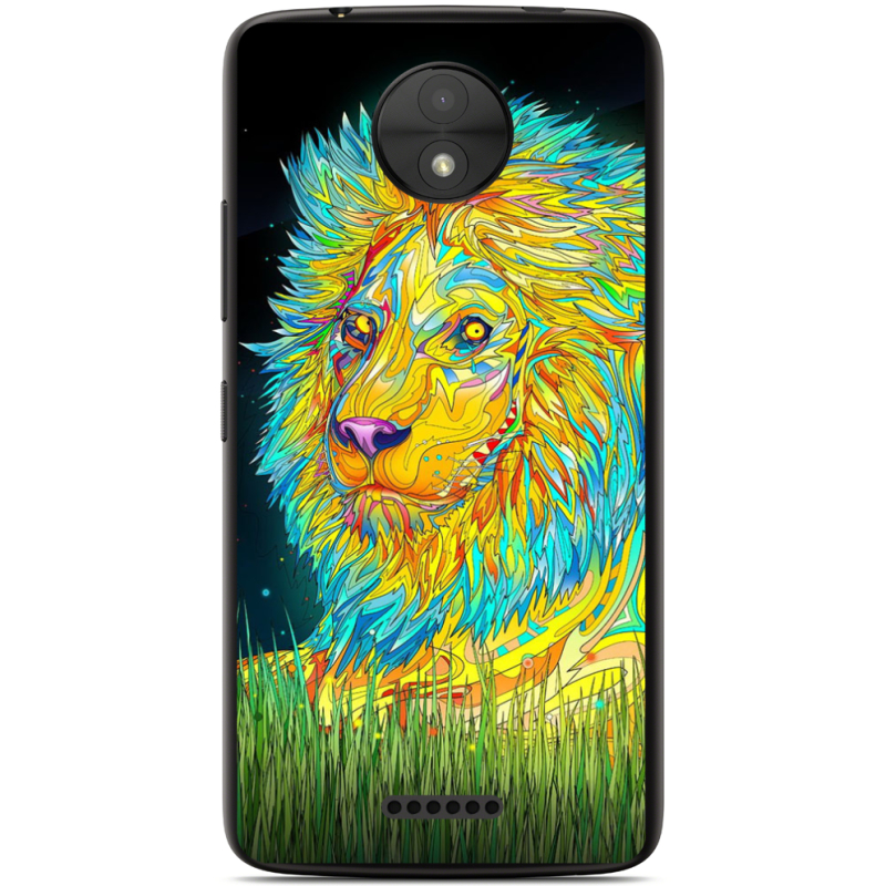 Чехол Uprint Motorola Moto C XT1750 Moonlight Lion