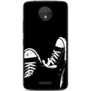 Чехол Uprint Motorola Moto C XT1750 Black Sneakers