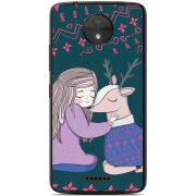 Чехол Uprint Motorola Moto C XT1750 Girl and deer