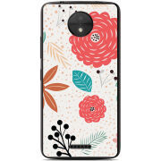 Чехол Uprint Motorola Moto C XT1750 Line Flowers