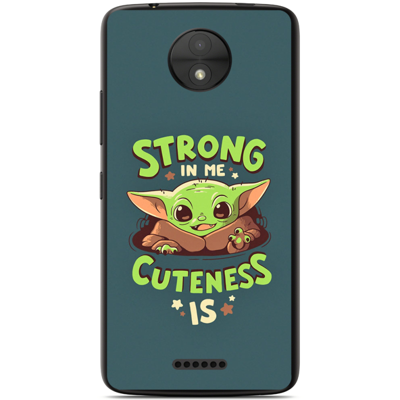 Чехол Uprint Motorola Moto C XT1750 Strong in me Cuteness is