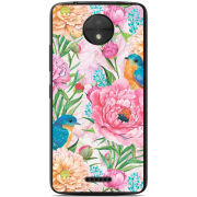 Чехол Uprint Motorola Moto C XT1750 Birds in Flowers