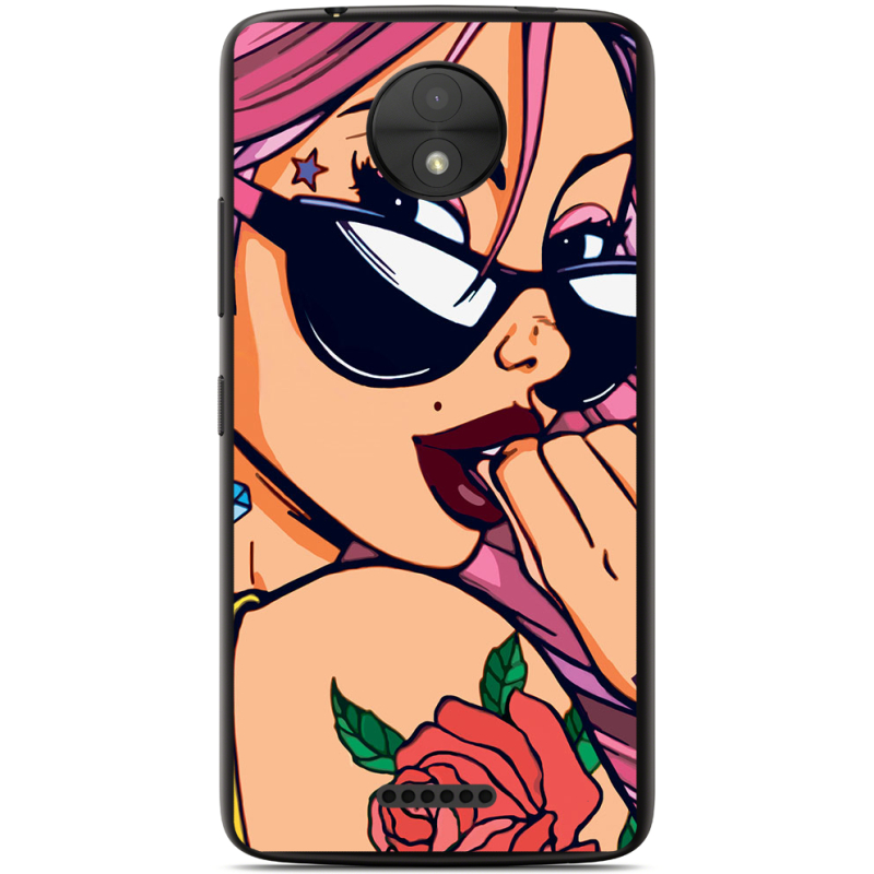 Чехол Uprint Motorola Moto C XT1750 Pink Girl