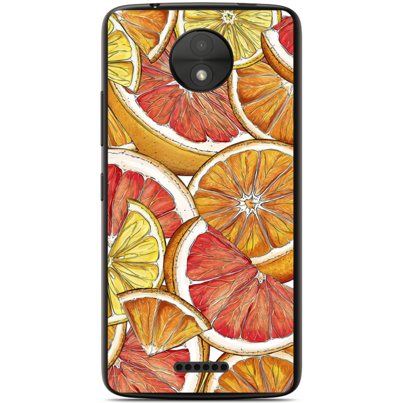 Чехол Uprint Motorola Moto C XT1750 Citrus Pattern