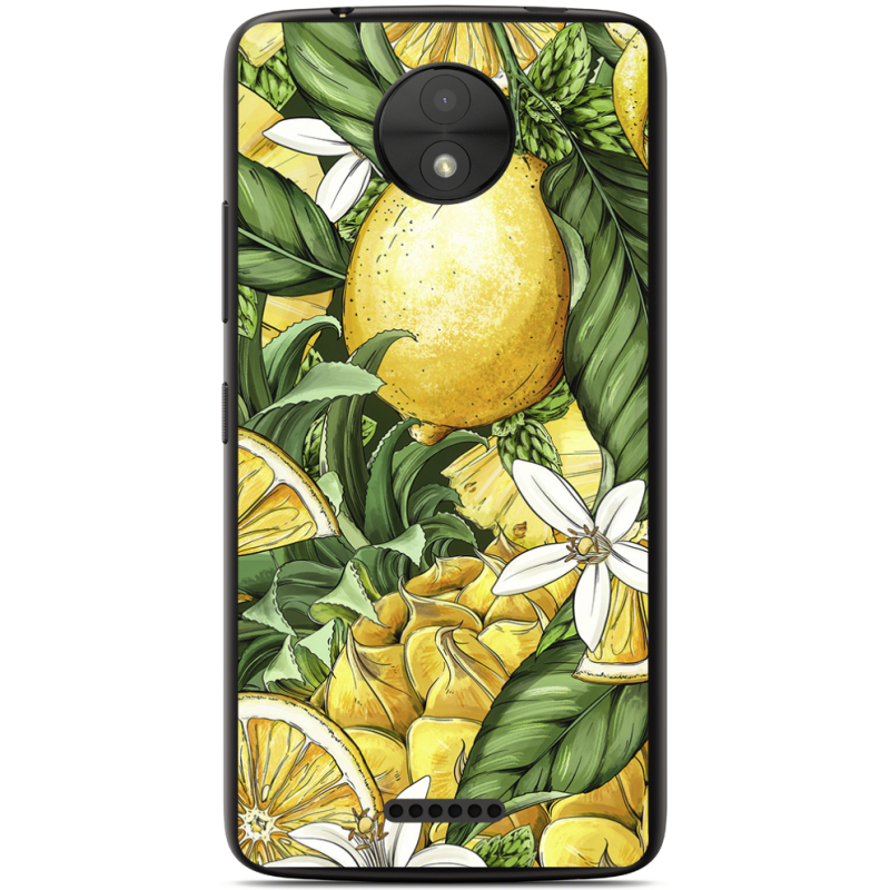 Чехол Uprint Motorola Moto C XT1750 Lemon Pattern