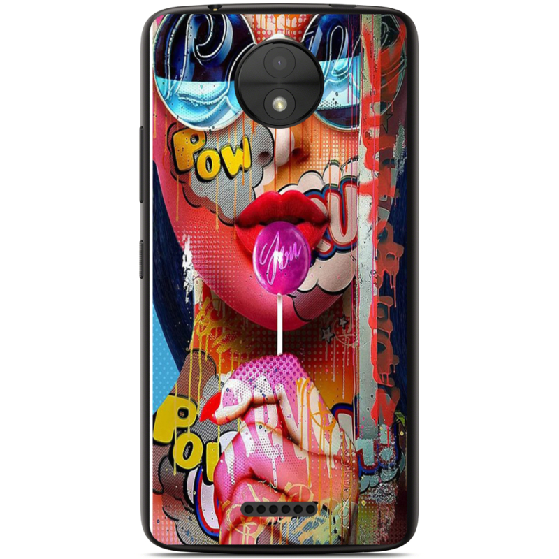 Чехол Uprint Motorola Moto C XT1750 Colorful Girl