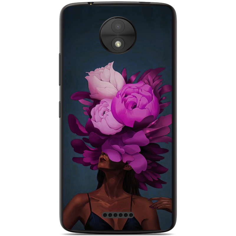 Чехол Uprint Motorola Moto C XT1750 Exquisite Purple Flowers