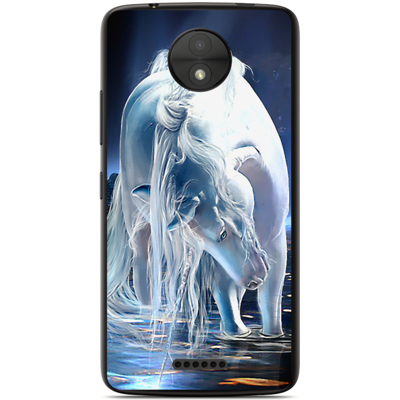 Чехол Uprint Motorola Moto C XT1750 White Horse