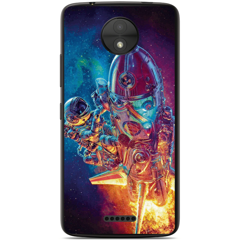 Чехол Uprint Motorola Moto C XT1750 Astronaut in Space