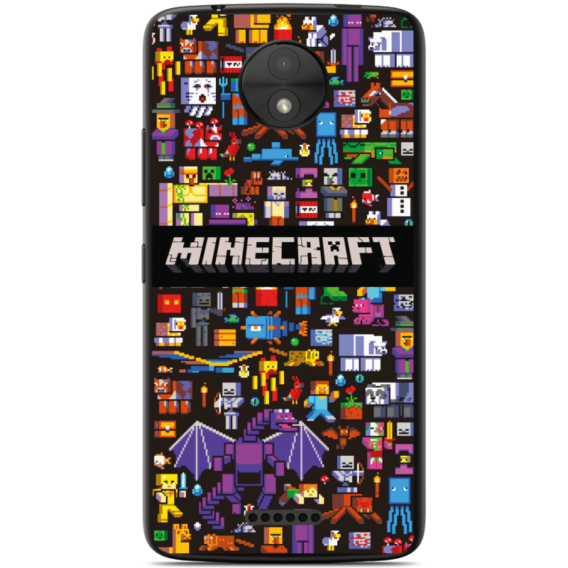 Чехол Uprint Motorola Moto C XT1750 Minecraft Mobbery