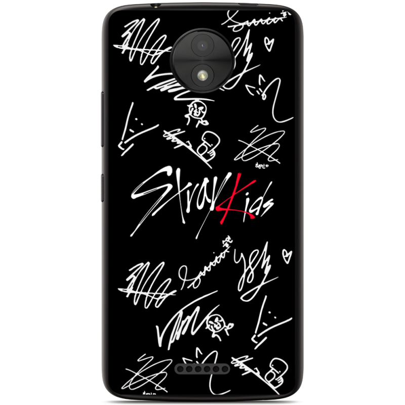 Чехол Uprint Motorola Moto C XT1750 Stray Kids автограф