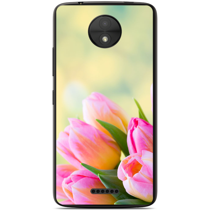 Чехол Uprint Motorola Moto C XT1750 Bouquet of Tulips