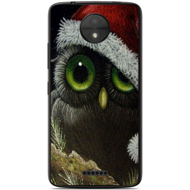 Чехол Uprint Motorola Moto C XT1750 Christmas Owl