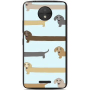 Чехол Uprint Motorola Moto C XT1750 Dachshund