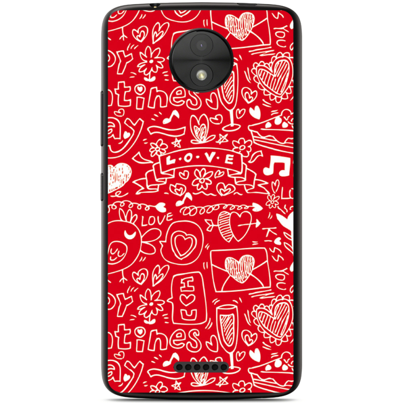 Чехол Uprint Motorola Moto C XT1750 Happy Valentines