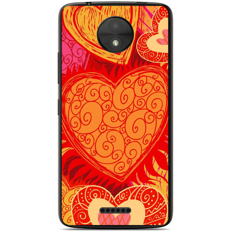 Чехол Uprint Motorola Moto C XT1750 Warm Hearts