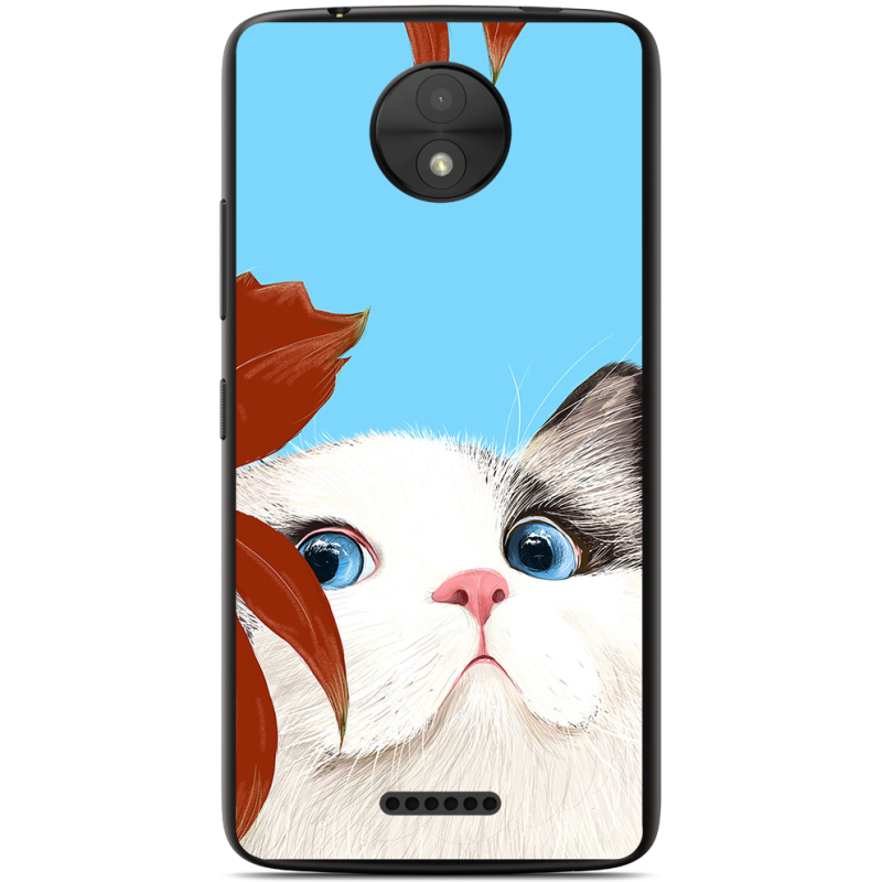 Чехол Uprint Motorola Moto C XT1750 Wondering Cat