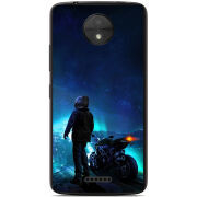 Чехол Uprint Motorola Moto C XT1750 Motorcyclist