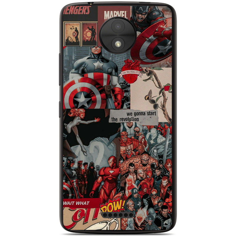Чехол Uprint Motorola Moto C XT1750 Marvel Avengers