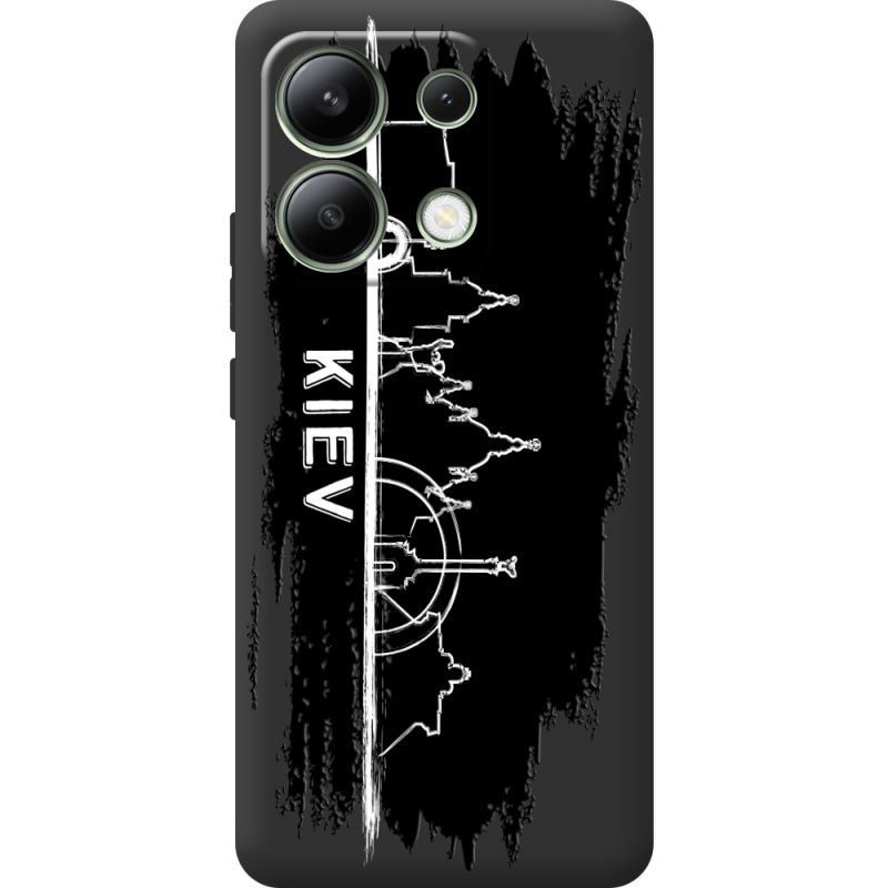 Черный чехол BoxFace Xiaomi Redmi Note 13 4G Kyiv