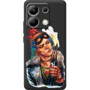 Черный чехол BoxFace Xiaomi Redmi Note 13 4G Tanker Girl