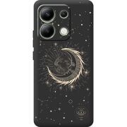 Черный чехол BoxFace Xiaomi Redmi Note 13 4G Moon