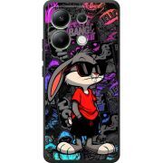 Черный чехол BoxFace Xiaomi Redmi Note 13 4G Малий вухань