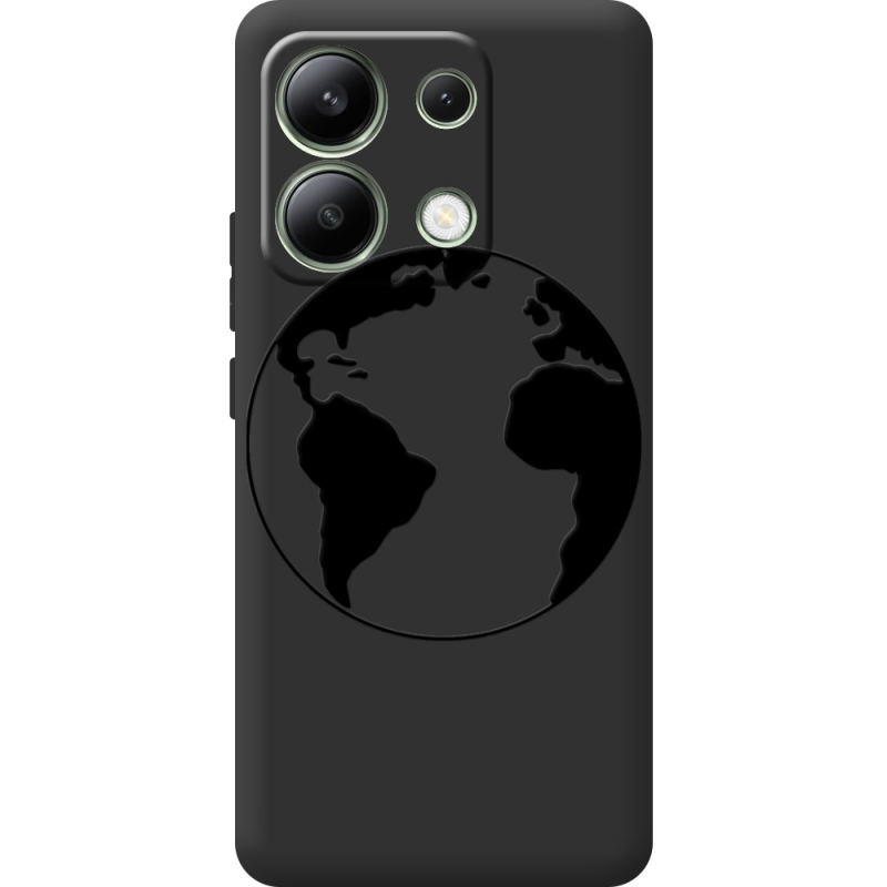 Черный чехол BoxFace Xiaomi Redmi Note 13 4G Earth