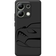 Черный чехол BoxFace Xiaomi Redmi Note 13 4G Sportcar