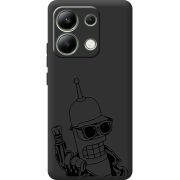 Черный чехол BoxFace Xiaomi Redmi Note 13 4G 