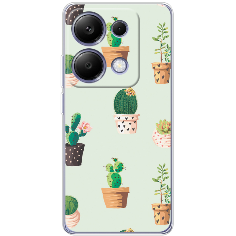 Чехол BoxFace Xiaomi Redmi Note 13 Pro 4G L-green Cacti