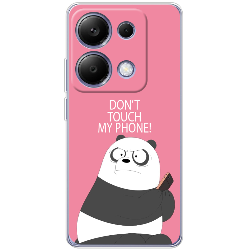 Чехол BoxFace Xiaomi Redmi Note 13 Pro 4G Dont Touch My Phone Panda