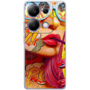 Чехол BoxFace Xiaomi Redmi Note 13 Pro 4G Yellow Girl Pop Art