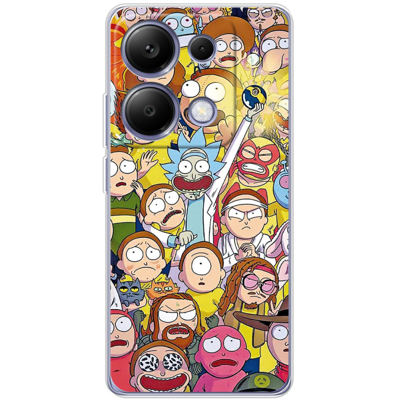 Чехол BoxFace Xiaomi Redmi Note 13 Pro 4G Rick and Morty