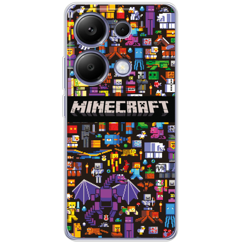 Чехол BoxFace Xiaomi Redmi Note 13 Pro 4G Minecraft Mobbery