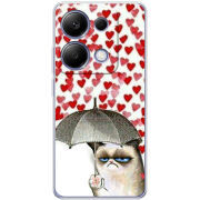 Чехол BoxFace Xiaomi Redmi Note 13 Pro 4G Raining Hearts