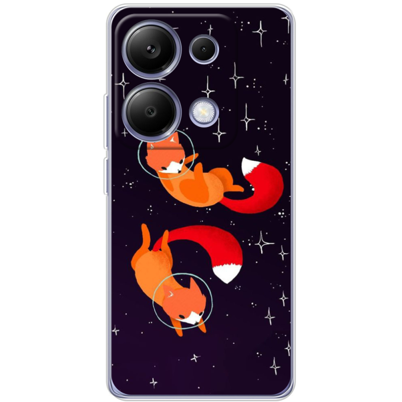 Чехол BoxFace Xiaomi Redmi Note 13 Pro 4G Fox-Astronauts