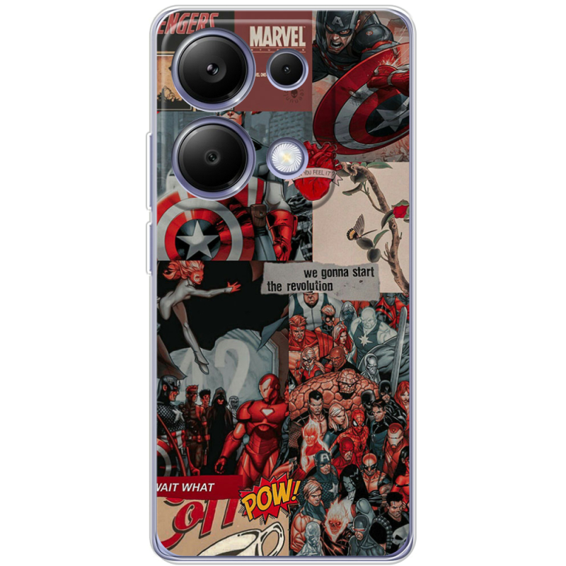 Чехол BoxFace Xiaomi Redmi Note 13 Pro 4G Marvel Avengers