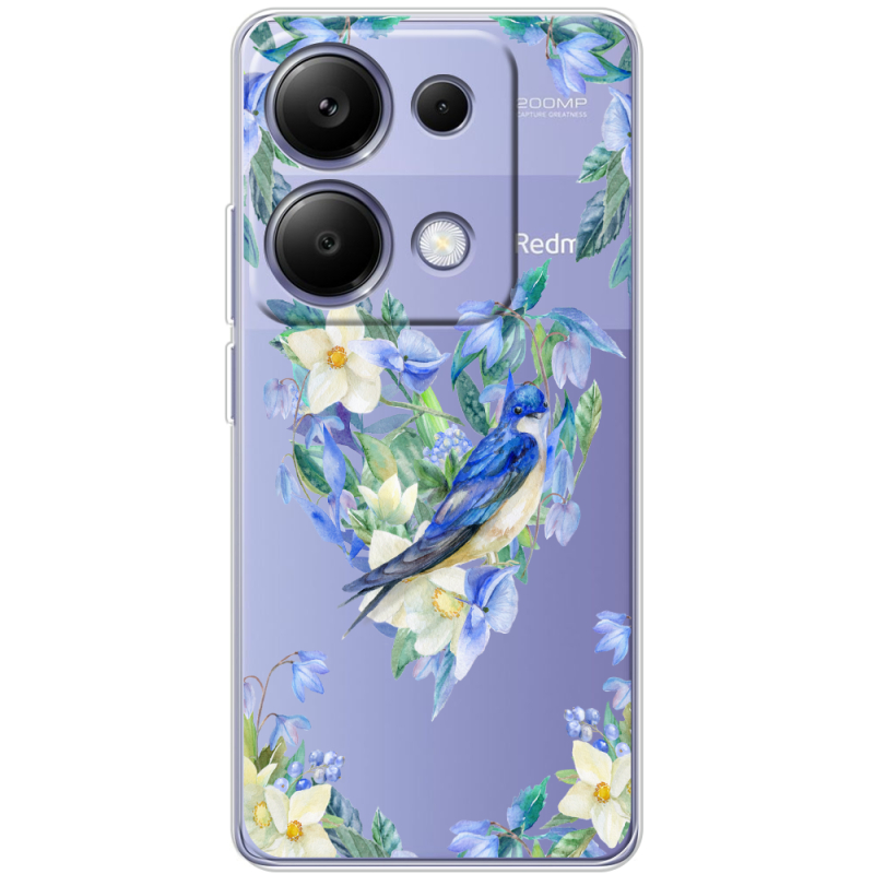 Прозрачный чехол BoxFace Xiaomi Redmi Note 13 Pro 4G Spring Bird