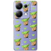 Прозрачный чехол BoxFace Xiaomi Redmi Note 13 Pro 4G Pattern Baby Yoda